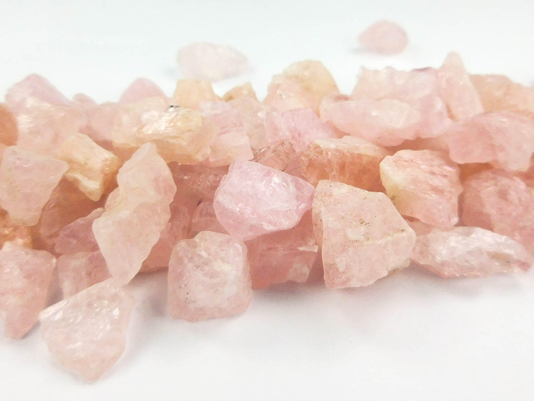 Bulk Wholesale Lot 25 Grams - Morganite - Rough Raw Stones Natural Gemstones Crystals