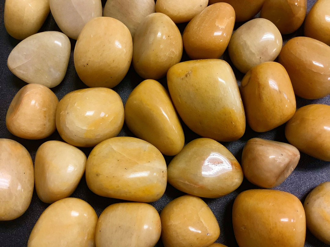 Bulk Wholesale Lot 1 Kilo (2.2 LBs) Yellow Aventurine - Tumbled Stones