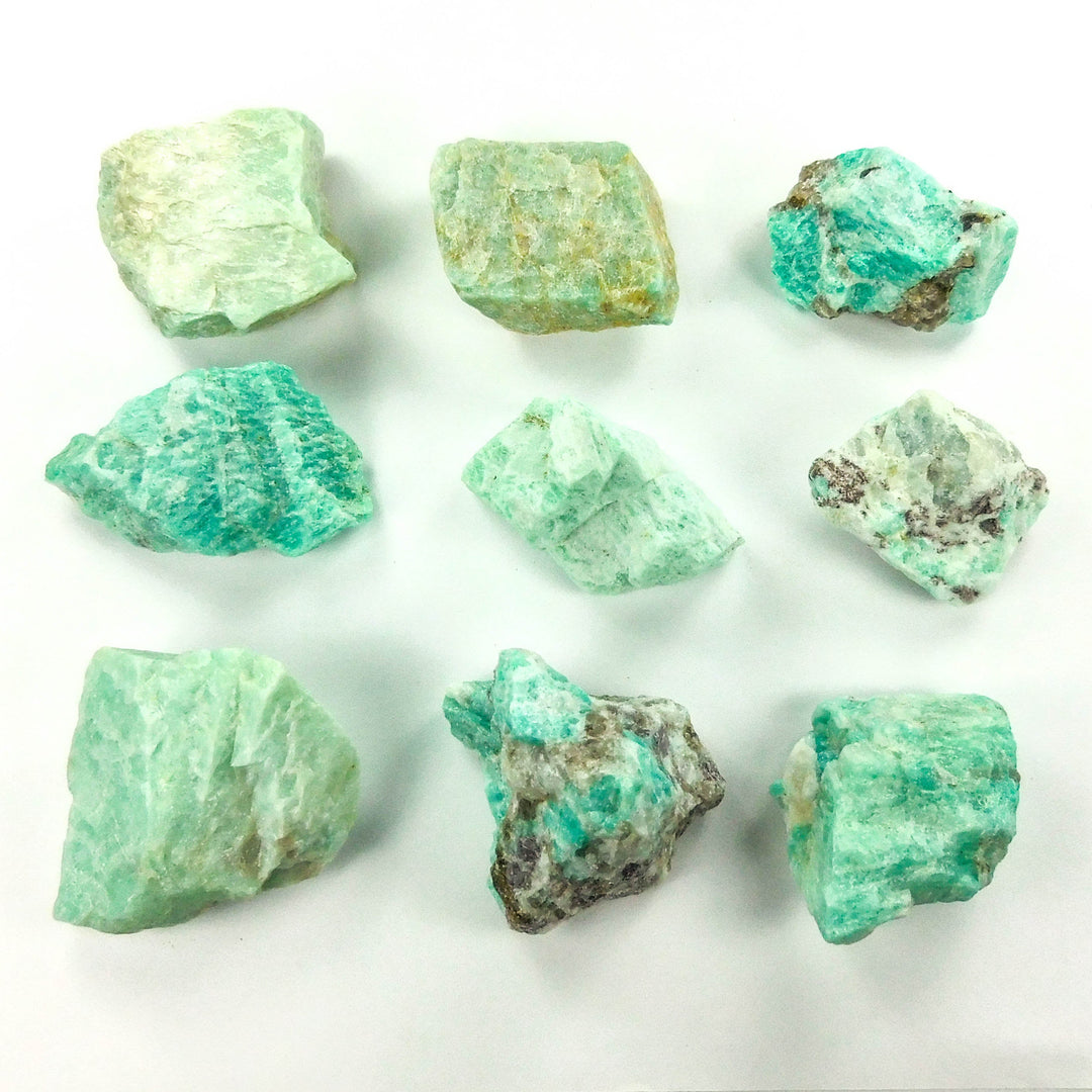 Amazonite (3 Pcs) Raw Gemstones